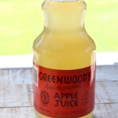 Greenwoods Organic Biodynamic cold pressed cloudy apple juice