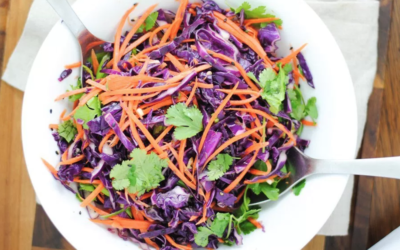 Red Cabbage and Carrot Slaw