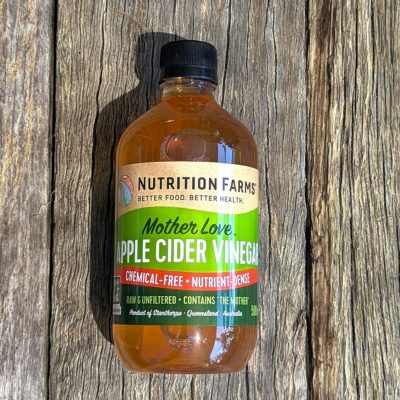 Nutrition Farms apple cider vinegar with the mother 500ml