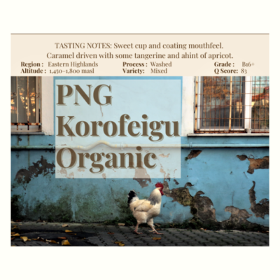 PNG Korofeigu organic fairtrade coffee