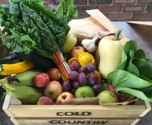 Cold Country Organics Home Delivered Fruit and Vegetable boxes