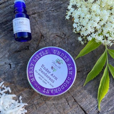 merry little elderberry organic deodorant for sensitive skin