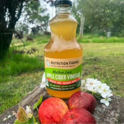 Nutrition Farms apple cider vinegar with the mother 1 litre