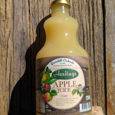 Yeomans Greenhill Orchards - local spray free heritage variety apple juice 2025